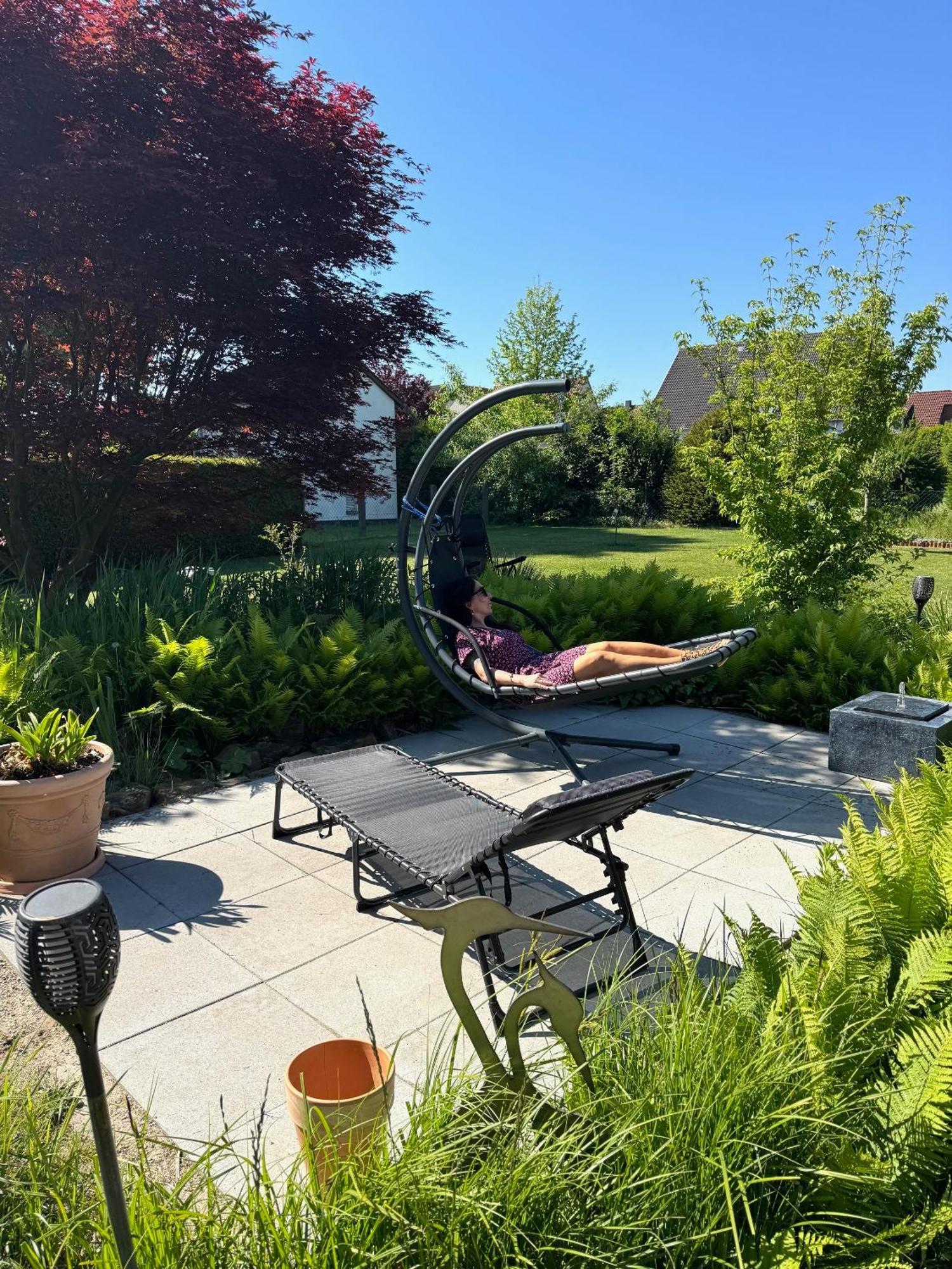 Ferien-Whg Stuenkel Nahe Steinhuder Meer Mit Garten Und Balkon Экстерьер фото